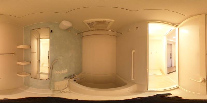 パノラマ画像バスルーム