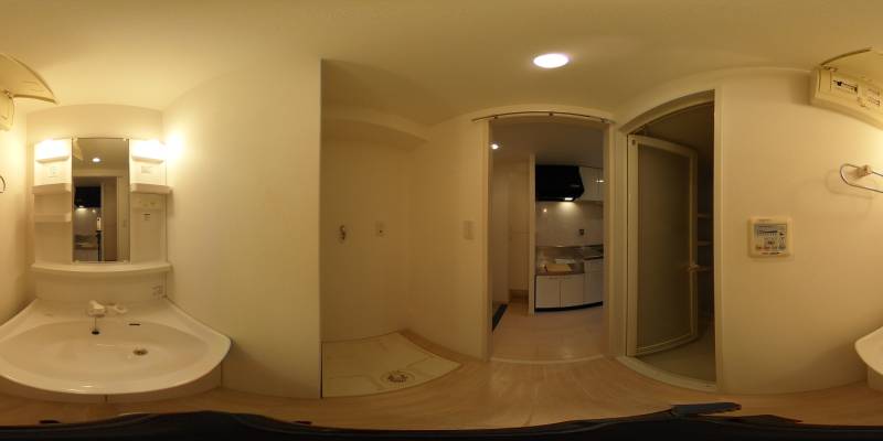 パノラマ画像洗面所