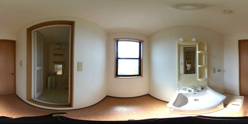 パノラマ画像洗面所