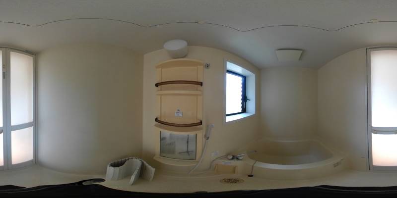 パノラマ画像バスルーム