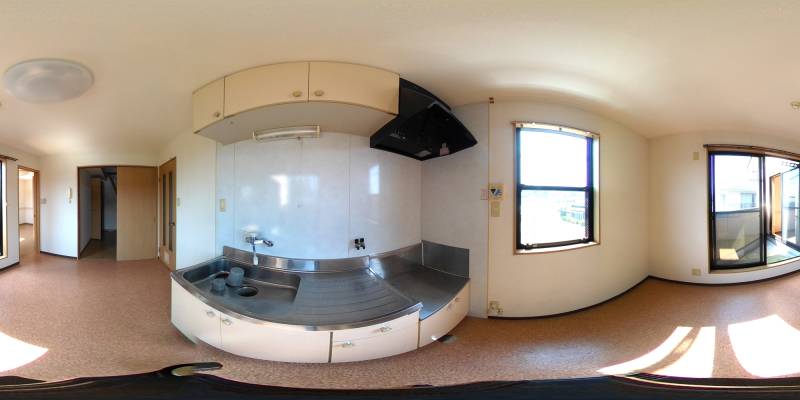 パノラマ画像キッチン