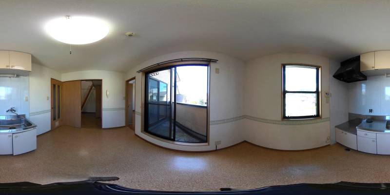 パノラマ画像キッチン