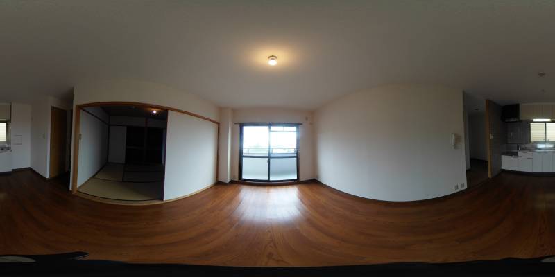 パノラマ画像リビング