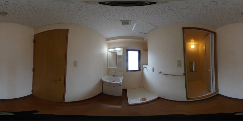 パノラマ画像洗面所