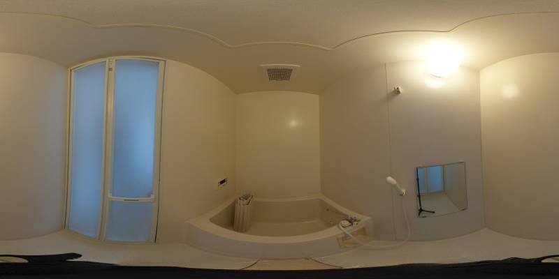 パノラマ画像バスルーム