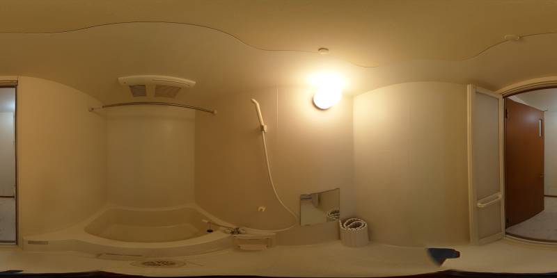 パノラマ画像バスルーム