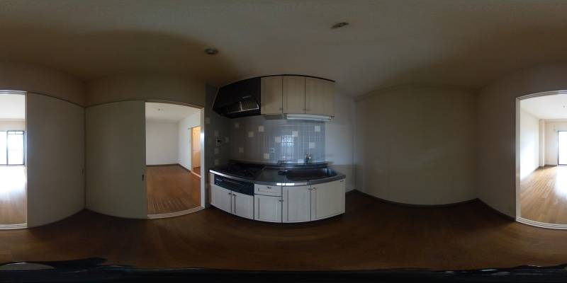 パノラマ画像キッチン