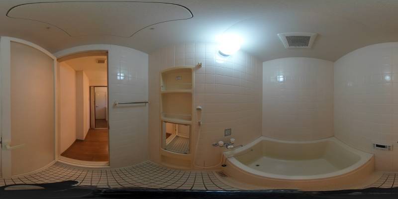 パノラマ画像バスルーム