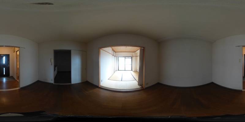 パノラマ画像リビング