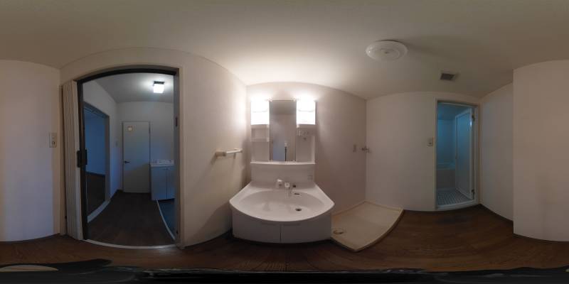 パノラマ画像洗面所