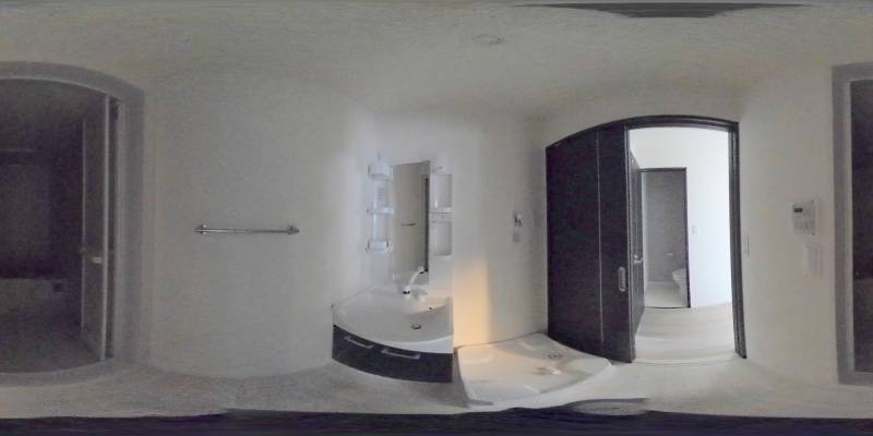 パノラマ画像洗面所