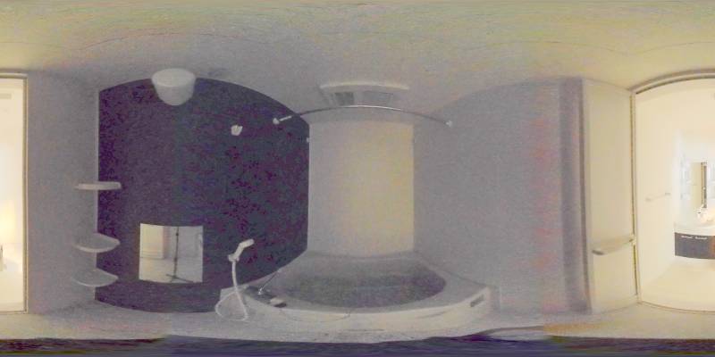 パノラマ画像バスルーム