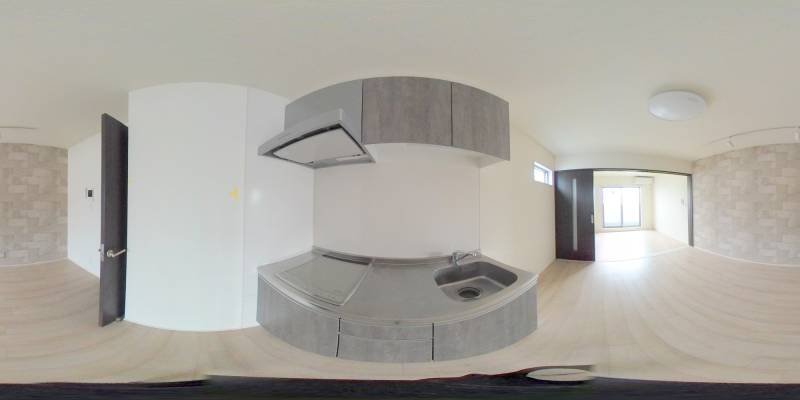 パノラマ画像キッチン