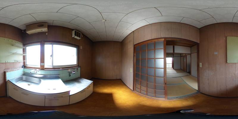 パノラマ画像キッチン