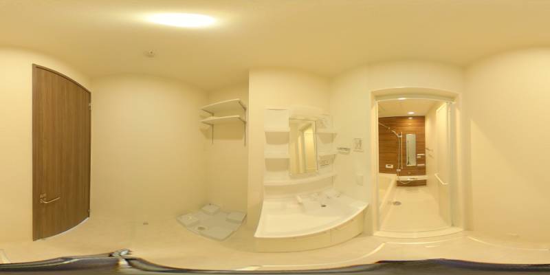 パノラマ画像洗面所