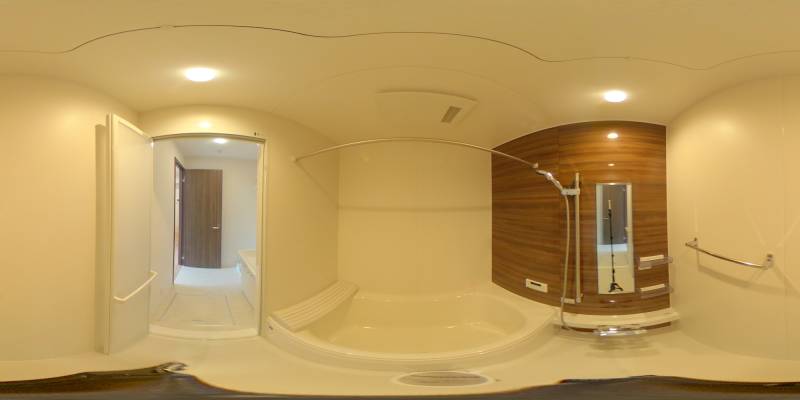 パノラマ画像バスルーム