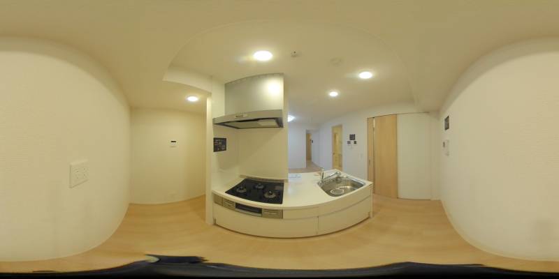 パノラマ画像キッチン