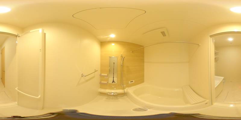 パノラマ画像バスルーム