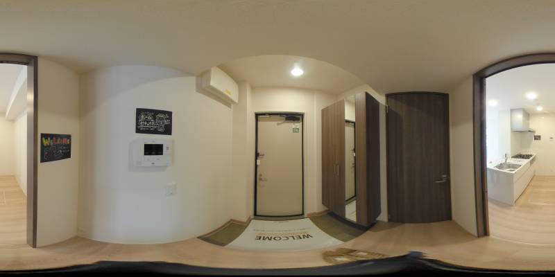 パノラマ画像玄関