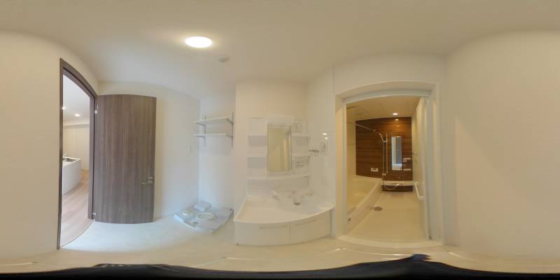 パノラマ画像洗面所