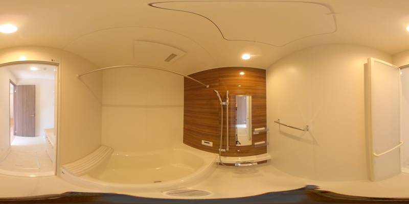 パノラマ画像バスルーム