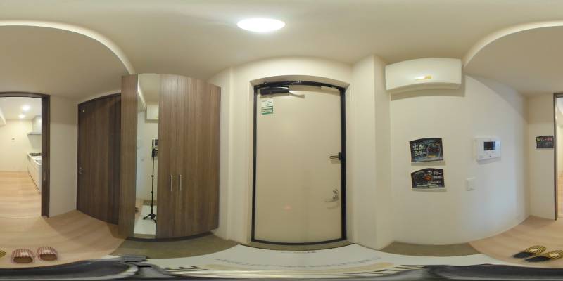 パノラマ画像玄関