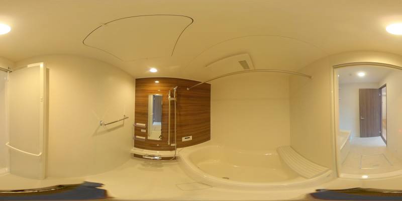 パノラマ画像バスルーム