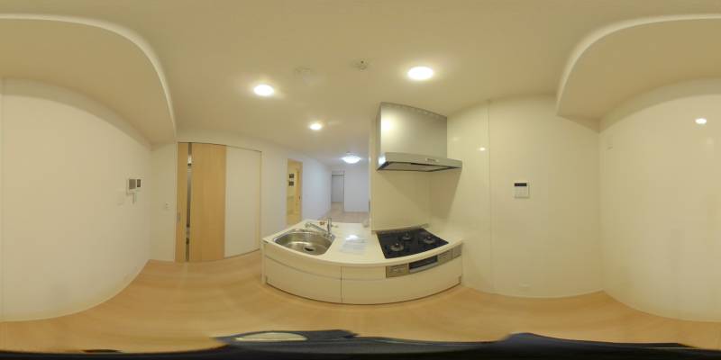 パノラマ画像キッチン