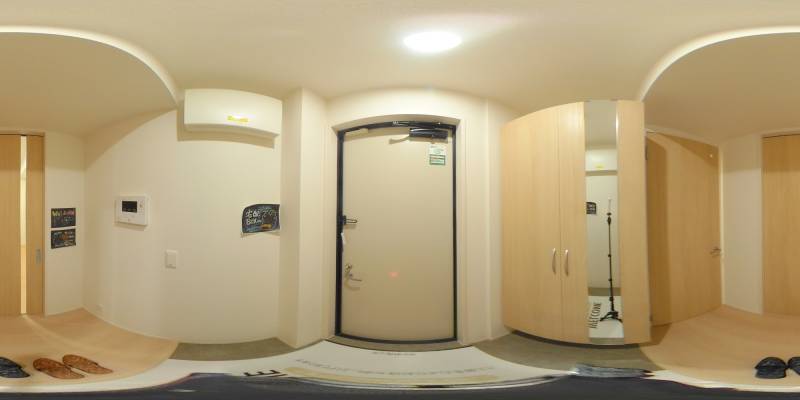 パノラマ画像玄関