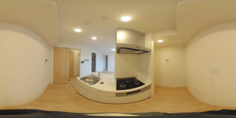 パノラマ画像キッチン