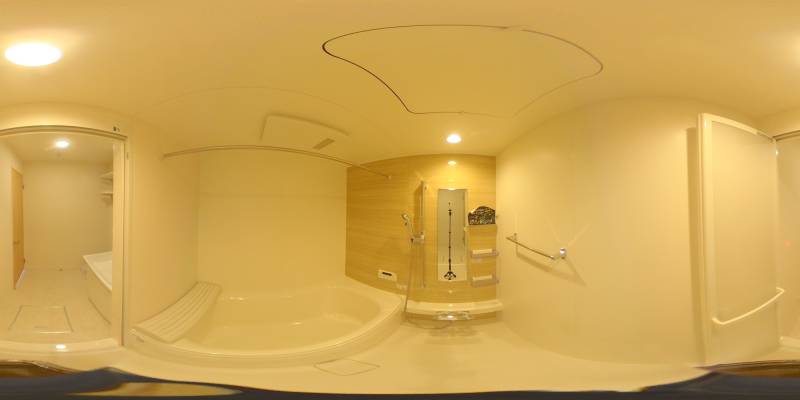 パノラマ画像バスルーム