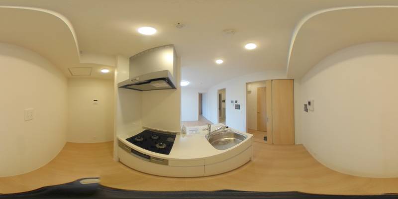 パノラマ画像キッチン