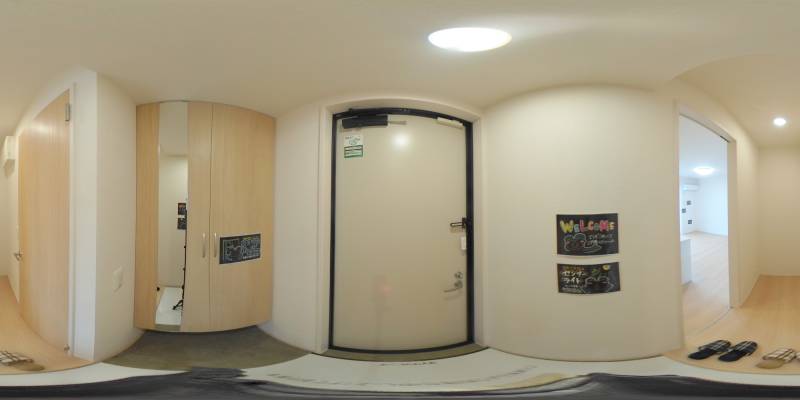 パノラマ画像玄関