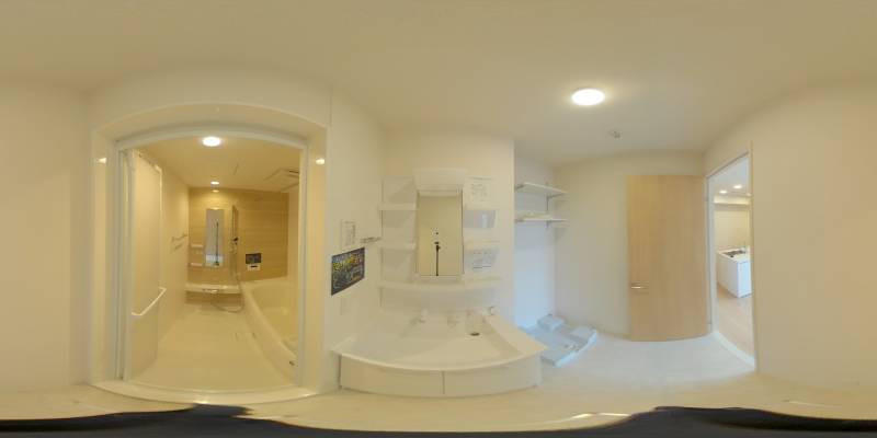 パノラマ画像洗面所