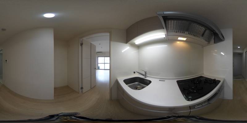 パノラマ画像キッチン