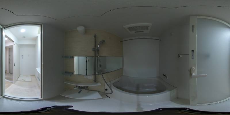 パノラマ画像バスルーム