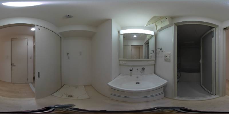 パノラマ画像洗面所