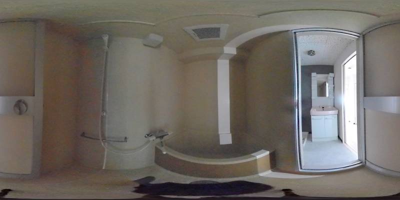 パノラマ画像バスルーム