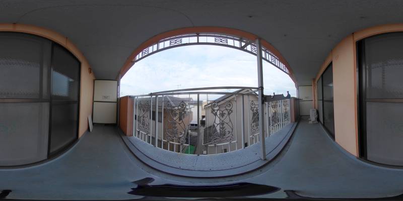 パノラマ画像バルコニー