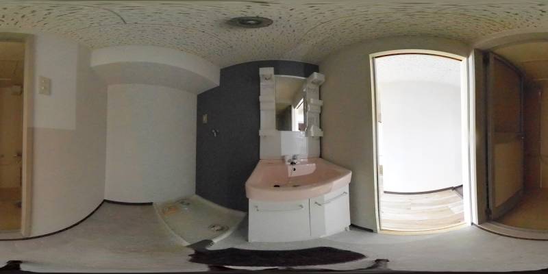 パノラマ画像洗面所