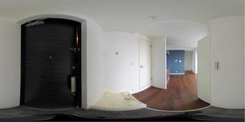 パノラマ画像玄関