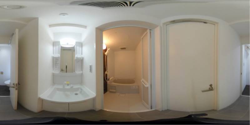 パノラマ画像洗面所