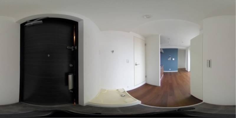 パノラマ画像玄関