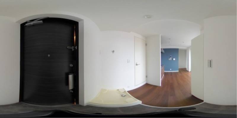 パノラマ画像玄関