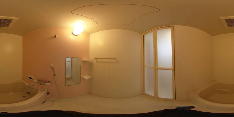 パノラマ画像バスルーム