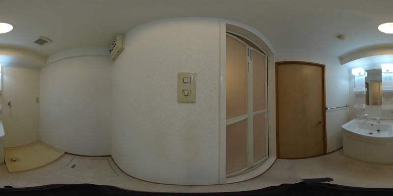 パノラマ画像洗面所