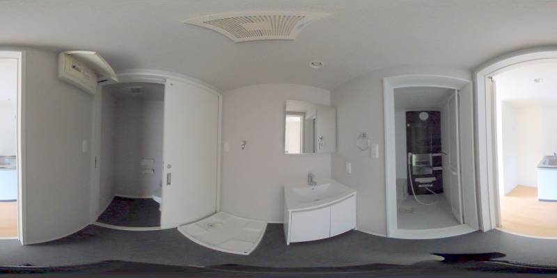 パノラマ画像洗面所