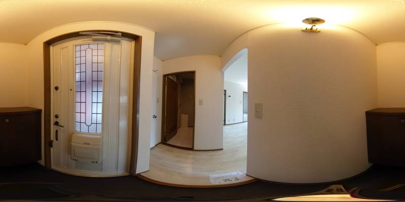 パノラマ画像玄関