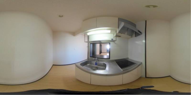 パノラマ画像キッチン