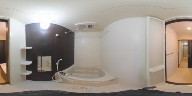 パノラマ画像バスルーム